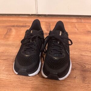 Hoka Women's Black and White Running Shoes